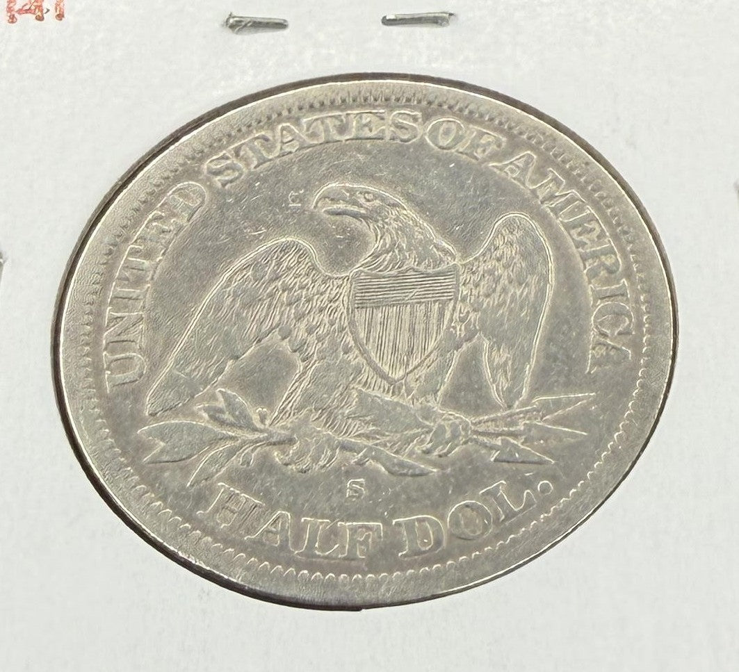 1864-S Seated Liberty Half Dollar - Fine Details - Civil War Era